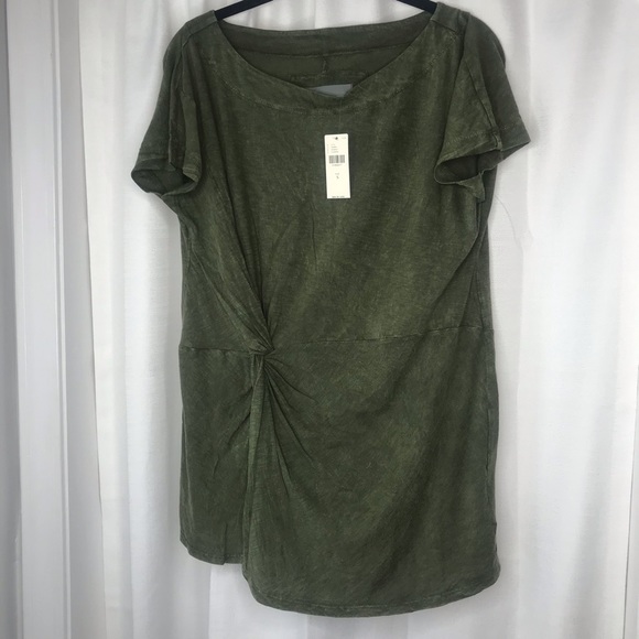 Anthropologie Tops - NWT Anthropologie Green Acid Short Sleeve Top